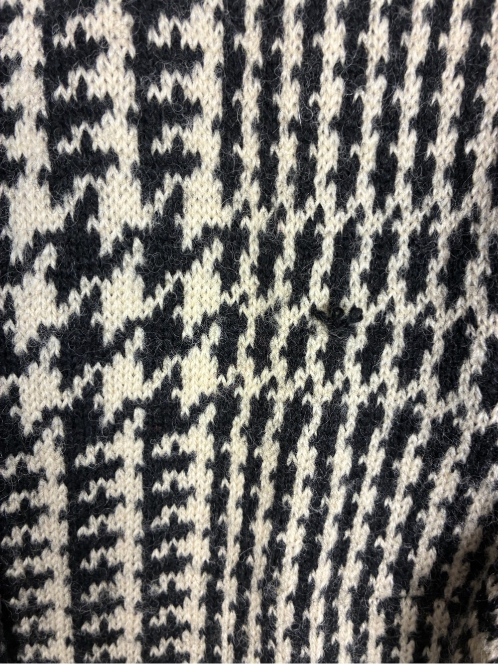VTG Original Iceland Sweden 100% Scandinavian Lambs Wool Cardigan Sweater - Picture 14 of 16